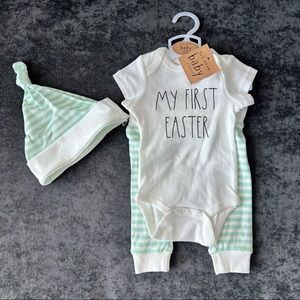 NWT Rae Dunn Easter Outfit